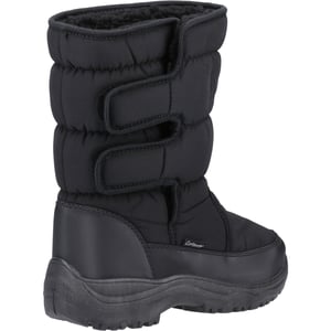 Cotswold Welland Textiel Dames Zwarte Winter Midlaarzen