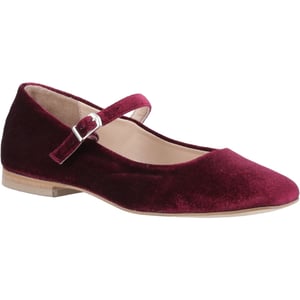 Hush Puppies Pasha Velvet Dames Bordeau Schoenen
