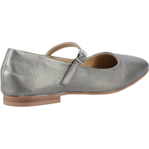 Hush Puppies Pasha Leren Damesschoenen In Loodkleur