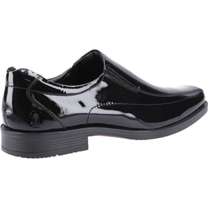 Hush Puppies Brody läder herr svarta slip-on skor