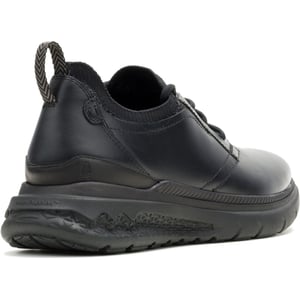 Hush Puppies Excel Läder Herr Svart/Svart Snörskor