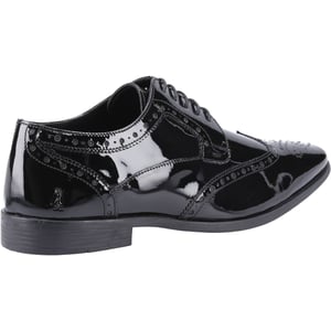Hush Puppies Elliot Läder Herr Svarta Brogues Skor