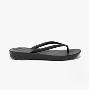 Fitflop Iqushion Womens Flip Flop All Black