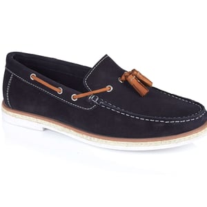 Silver Street London Milford Mens Loafers Navy
