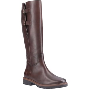 Hush Puppies Tallulah Leren Dames Bruine Laarzen