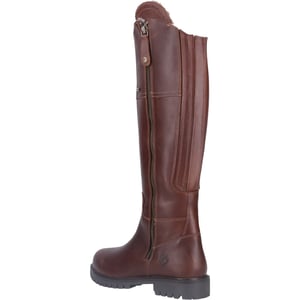 Cotswold Oldachre Lederen Dames Bruine Laarsjes