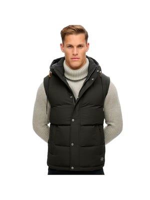 Superdry Everest mouwloze gewatteerde jas voor heren