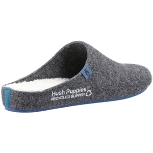 Hush Puppies The Good Slipper 90% Återvunnet RPET Polyester Mäns Kolgrå Tofflor