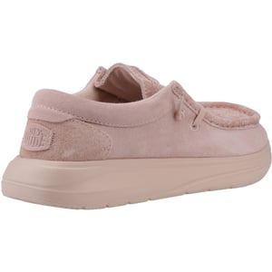 HEYDUDE Wendy COMF Dames Moccasins Schoenen Van Suède In Roségrijs