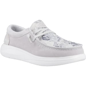 HEYDUDE Wendy COMF Leer Dames Grijs/Slang Moccasins Schoenen