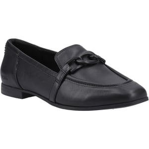 TOMS Lynette Leather Women's Black Loafers