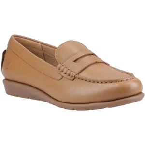 Hush Puppies Shelby Leren Dames Tan Instappers