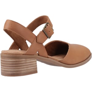 TOMS Jaclyn Läder Dam Brown Sugar Rund Slingback Skor