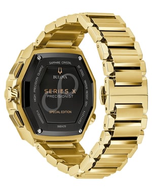 Bulova Series X Se Heren Horloge Goudkleurig 98B429