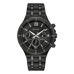 Bulova  Heren Horloge Zwart 98A242