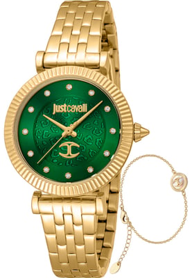 Just Cavalli JC1L266M0035 Ladies Watch and Bracelet Gift Set