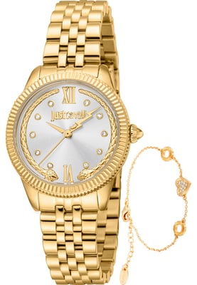 Just Cavalli JC1L315M0055 Ladies Watch and Bracelet Gift Set