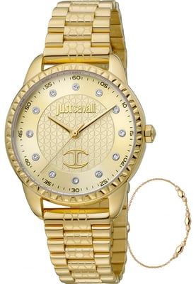 Just Cavalli JC1L176M0055 Ladies Watch and Bracelet Gift Set