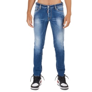 Dsquared2 Slim Cropped Jean Blue Denim Pants