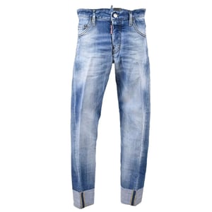Dsquared2 Sexy Twist Jean Light Blue Denim Pants