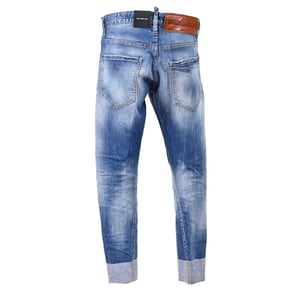 Dsquared2 Sexy Twist Jean Light Blue Denim Pants