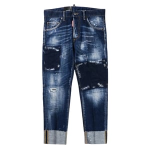 Dsquared2 Sailor Jean Dark Blue Patch Denim Pants