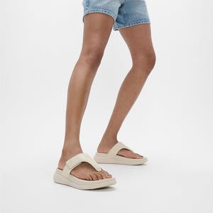 Fitflop F-mode Go Womens Toe Post Sandals Paris Beige