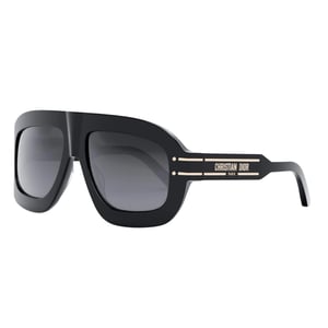 Dior Diorsignature Black Framed Smoke Grey Lens Sunglasses