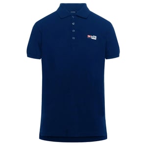 Diesel Small Diesel Logo Dark Blue Polo Shirt