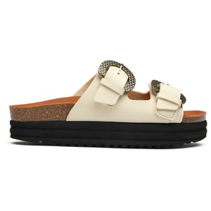 V.gan Vegan Plum Footbed Reptile Sandals