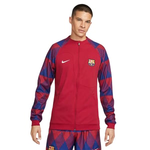 Nike 23/24 Barcelona Röd Träningsjacka Med Dragkedja