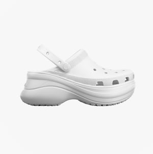 Crocs 206302-100 Classic Bae Womens Clogs White