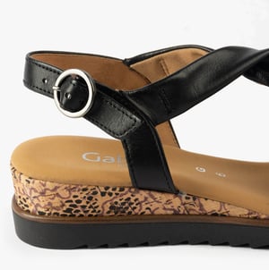 Gabor Rich Womens Sandals Black