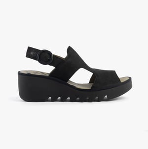 Fly London Baif585fly Womens Sandals Black