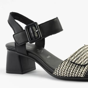 Remonte D1k51-03 Womens Sandals Black Combination