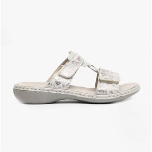 Rieker 659x6-80 Womens Sandals Metallic
