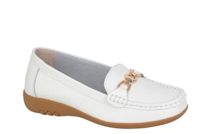 Boulevard Saddle Womens Loafers (Extra Wide)