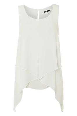 Asymmetric Sleeveless Vest Top