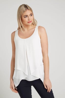 Asymmetric Sleeveless Vest Top