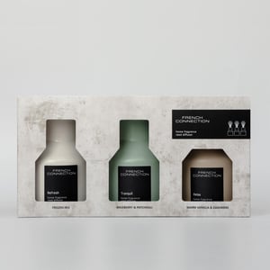 French Connection Stone Collection Trio of Reed Diffuser Gift Set 3 x 100ml