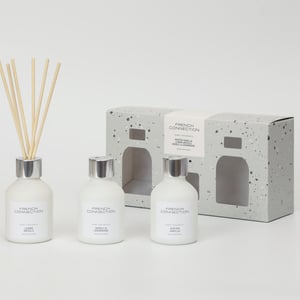 French Connection White Collection Trio of Reed Diffusers 3 x 50ml