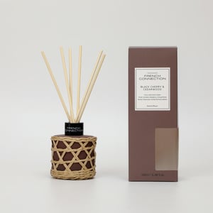 French Connection Bamboo Collection Black Cherry & Cedarwood Reed Diffuser 100ml