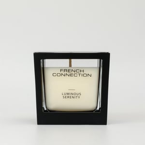 French Connection Wooden Collection Luminous Serenity Candle 200g