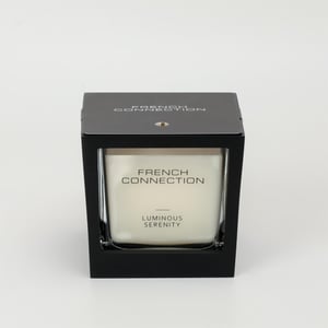 French Connection Wooden Collection Luminous Serenity Candle 200g