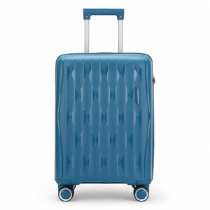 Robust kabinväska i hårt skal, 37,5 x 20,5 x 55 cm, TSA-godkännande, lämplig för Easyjet, Ryanair, Wizzair