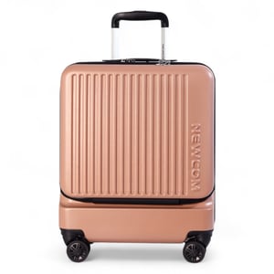Slitstark EasyJet Ryanair 39 x 26 x 51,5 cm rosa resväska med öppen kabin framtill
