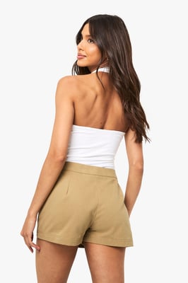 Twill Wrap Skort