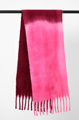Pink Soft-Touch Oversized Scarf