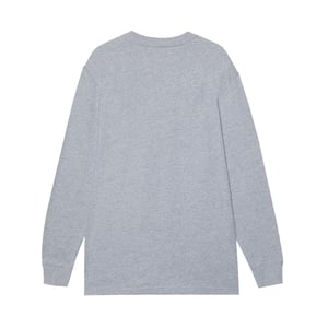 Dickies Pocket Tee Lange Mouw Katoenen Heren Grijs T-Shirt