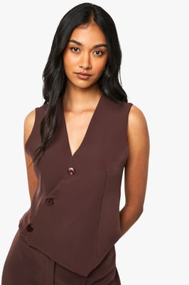 Asymmetric Adjustable Back Waistcoat
